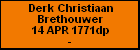 Derk Christiaan Brethouwer
