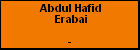 Abdul Hafid Erabai