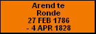 Arend te Ronde
