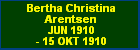 Bertha Christina Arentsen