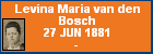 Levina Maria van den Bosch