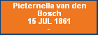 Pieternella van den Bosch