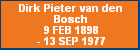 Dirk Pieter van den Bosch