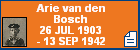 Arie van den Bosch