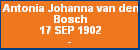 Antonia Johanna van den Bosch