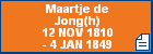 Maartje de Jong(h)