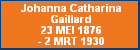 Johanna Catharina Gaillard
