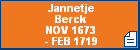 Jannetje Berck