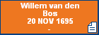 Willem van den Bos