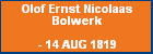 Olof Ernst Nicolaas Bolwerk