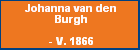 Johanna van den Burgh