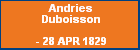 Andries Duboisson