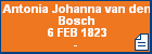 Antonia Johanna van den Bosch