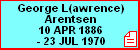 George L(awrence) Arentsen