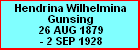 Hendrina Wilhelmina Gunsing