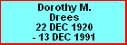 Dorothy M. Drees