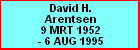 David H. Arentsen