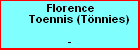 Florence Toennis (Tönnies)
