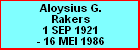 Aloysius G. Rakers