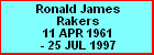 Ronald James Rakers