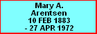 Mary A. Arentsen