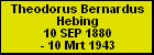 Theodorus Bernardus Hebing