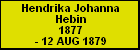 Hendrika Johanna Hebin