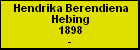 Hendrika Berendiena Hebing