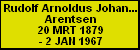 Rudolf Arnoldus Johannes Arentsen