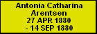 Antonia Catharina Arentsen