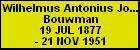 Wilhelmus Antonius Johannes Bouwman