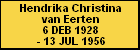 Hendrika Christina van Eerten