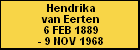 Hendrika van Eerten