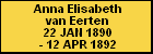 Anna Elisabeth van Eerten