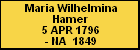Maria Wilhelmina Hamer