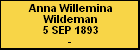 Anna Willemina Wildeman
