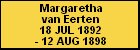 Margaretha van Eerten