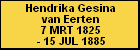 Hendrika Gesina van Eerten