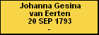 Johanna Gesina van Eerten