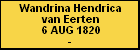 Wandrina Hendrica van Eerten