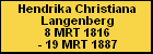 Hendrika Christiana Langenberg