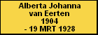 Alberta Johanna van Eerten