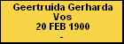 Geertruida Gerharda Vos