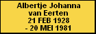 Albertje Johanna van Eerten