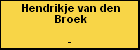 Hendrikje van den Broek