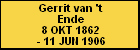Gerrit van 't Ende