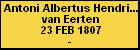 Antoni Albertus Hendrikus van Eerten