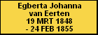 Egberta Johanna van Eerten