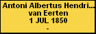 Antoni Albertus Hendricus van Eerten