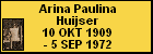 Arina Paulina Huijser